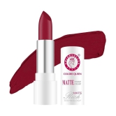 Colors Queen Rich Color Matte Finish Lisptick 3g, Matte Red(Shade - 01)