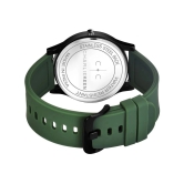 CHARLIEKEEN Green Silicon Analog Mens Watch