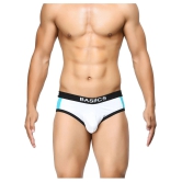 Basiics By La Intimo White Brief Single - L