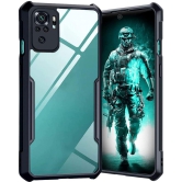 NBOX Bumper Cases Compatible For TPU Glossy Cases Xiaomi Redmi Note 10s ( Pack of 1 ) - Transparent