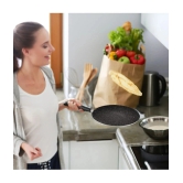 Milton Pro Cook Granito Induction Non-Stick Concave Tawa, 26 cm, Black