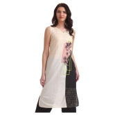 Karigari - White Rayon Women's Straight Kurti - S