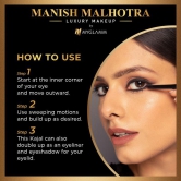 Manish Malhotra 24h Kajal Eyeliner - Emerald Spark (Green) | Long Lasting, WaterProof, Smudge Proof Retractable Eye Kajal Pencil