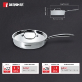 BERGNR SAUTE PAN 3PLY 6330 26  by Mahavir Home Store