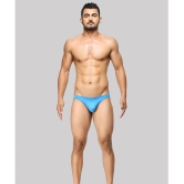 BASIICS By La Intimo - Blue BCSSS01 Polyester Mens Bikini ( Pack of 1 ) - None