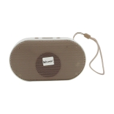 hitage BT-5.0 Crystal 5 W Bluetooth Speaker Bluetooth V 5.0 with USB,SD card Slot Playback Time 24 hrs Brown - Brown