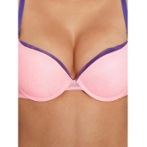 ILRASO Pack of 1 Elastane Lightly Padded Womens Push Up Bra ( Pink ) - None