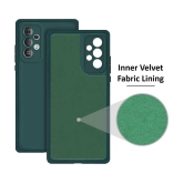 Case Vault Covers - Green Silicon Plain Cases Compatible For VIVO Y33S ( Pack of 1 ) - Green