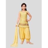 Aarika Yellow Georgette Girls Patiala Kurta Set ( Pack of 1 ) - None