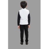 DKGF Fashion - White Cotton Blend Boys Shirt & Jeans ( Pack of 1 ) - None