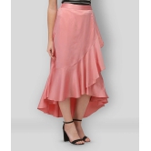 Smarty Pants Satin A-Line Skirt - Maroon Single - 32