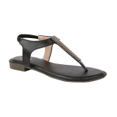 Shoetopia - Black Womens Flats - None