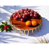 Cake Stand | Riser| Serving Tray| Platter: Wood and Metal