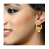 VIVASTRI Golden Chandbalis Earrings ( Pack of 2 ) - Golden