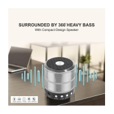 Neo 887 MINI 5 W Bluetooth Speaker Bluetooth v5.0 with USB Playback Time 2 hrs Silver - Silver