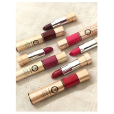 Colors Queen 2 in 1 Matte Finish Water Proof Lipstick Assorted (Combo of 4)