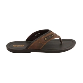 Aerowalk - Brown Mens Thong Flip Flop - None