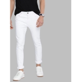 HALOGEN - White Denim Slim Fit Men''s Jeans ( Pack of 1 ) - None