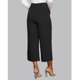 Addyvero - Black Cotton Blend Wide Leg Womens Casual Pants ( Pack of 1 ) - None