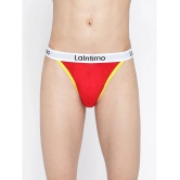 La Intimo Cotton Mens Bikini ( Red ) - None