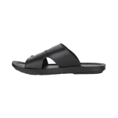 Aerowalk Black Slippers - 11