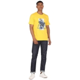 Colt - Cotton Blend Regular Fit Yellow Men's T-Shirt ( Pack of 1 ) - None