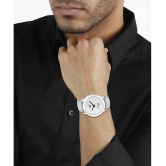 Fogg Light Grey PU Analog Mens Watch