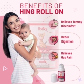 BabyOrgano Hing Roll On | Gives Relief from Colic Pain, Constipation and Indigestion in Infants and Kids | 100% Ayurvedic