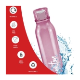 Milton Name Tag Pet Water Bottle, Set of 2, 1 Litre Each, Burgundy - Burgundy