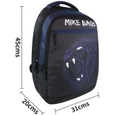 mikebags 27 Ltrs Blue Polyester College Bag - Blue