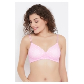 Clovia Pack of 1 Polyamide Womens T-Shirt Bra ( Pink ) - 40C