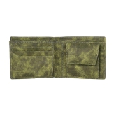 GEEO - Green Faux Leather Mens Two Fold Wallet ( Pack of 1 ) - Green