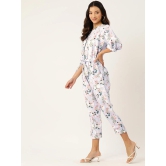 Desginer Off White Linen Jumpsuit-S