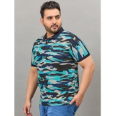 AUSTIVO Cotton Blend Regular Fit Printed Half Sleeves Mens Polo T Shirt - Multicolor ( Pack of 1 ) - None