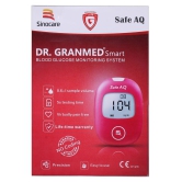 DR GRANMED Safe AQ Smart Blood Glucometer with 25 Strips Expiry March 2024