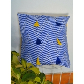 Chevron Beadwork Cushion Cover