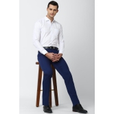 Men White Slim Fit Formal Full Sleeves Formal Shirt