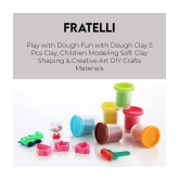 Play with Dough Fun with Dough Clay 5 Pcs Clay, Children Modeling-Reusable Clay 30Gms x 5 -Pack of 6 with Mold’s - Multi-Color