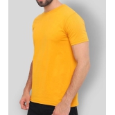 SKYRISE - Yellow Cotton Slim Fit Mens T-Shirt ( Pack of 1 ) - None