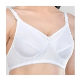 Desiprime - White Cotton Solid Womens Maternity Bra ( Pack of 1 ) - 44B