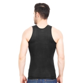 NRG Mens Sleeveless Colour Cotton Vest  ( Pack of 1 Navy Blue ) G23