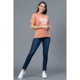 Mode By RedTape Casual Cotton T-Shirt For Women | Round Neck Graphic Print T-Shirt For Women