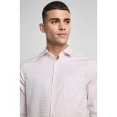 Men Pink Slim Fit Formal Full Sleeves Formal Shirt