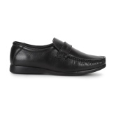 UrbanMark Men Ultimate Comfort Faux Leather Easy Slip-On Formal Shoes without Lace - Black - None