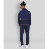 OFF LIMITS - Navy Blue Polyester Regular Fit Colorblock Mens Sports Tracksuit ( Pack of 1 ) - XL