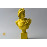 Ancient Greek God Figurine (7x14 Inches)-Yellow