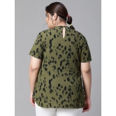 Oxolloxo Plus Size Animal Printed Top