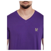 Vimal Jonney Purple Half Sleeve T-Shirt - None