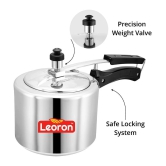 LEORON 2 L,3 L Aluminium InnerLid Pressure Cooker With Induction Base