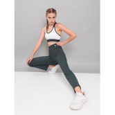 Technosport Olive Green Polyester Womens Gym Trackpants ( Pack of 1 ) - None